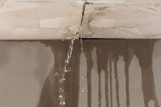 Professional Burst Pipe Cleanup technician working in Millstone Township, NJ